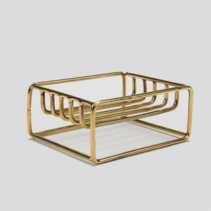 Porte-savon en acier inoxydable argenté, support mural pour porte-savon, porte-savon en métal, porte-savon au design moderne - Product Image 6