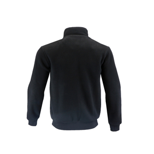 Chaqueta de bombardero azul para hombre, abrigo de invierno de cuero genuino con cuello con capucha, transpirable, a prueba de viento, con calefacción, tela de lona - Product Image 3