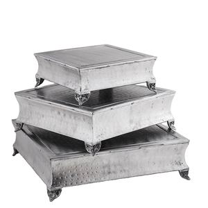 Gâteau rond en métal argenté, 30 pièces, décoration de gâteau de mariage, fête d'anniversaire, vente en gros - Product Image 1