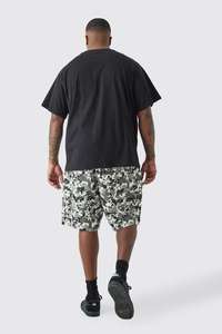 2024 Best Selling Men's Casual Cotton <b>Cargo</b> Style Printed Summer Beach <b>Shorts</b> <b>Lightweight</b> with Solid Pattern Pockets Custom Size - Product Image 5