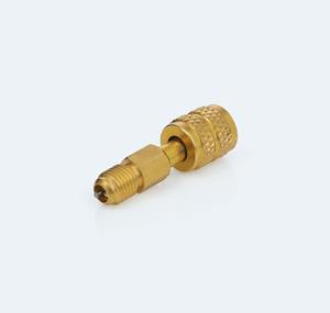 R410a Brass <b>SAE</b> Flare Adapter for HVAC and Refrigeration Systems - Product Image 1
