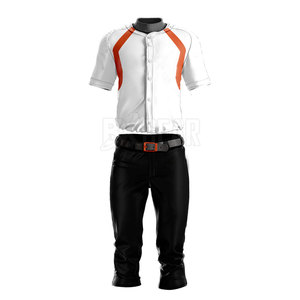 100% Material de poliéster Nueva ropa deportiva elegante Uniforme de béisbol para hombres en color y tamaño personalizados - Product Image 1