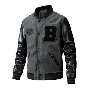 Diseño personalizado Hombre Moda Chaqueta de lujo Invierno Logotipo personalizado Letterman Varsity Chaquetas Hombres - Product Image 4