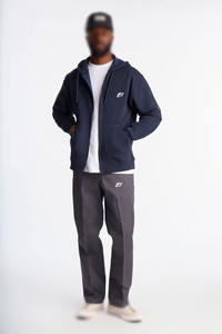 Sudaderas con Capucha Personalizadas de Alta Calidad para Hombre, de Algodón Grueso, con Cierre, 450 GSM, Felpa Francesa, Venta al Por Mayor B2B OEM - Product Image 2