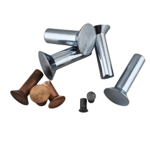 Rivet à tête fraisée en aluminium, diamètre 8 mm, longueur 10 mm, finition brute, DIN661 - Product Image 2