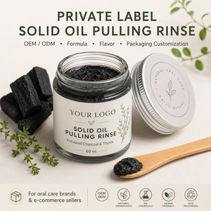 Enjuague Bucal Sólido de Aceite de Coco y Sésamo con Carbón Activado y Tomillo, Marca Privada, OEM, ODM - Product Image 3