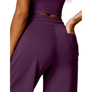 Pantalons de survêtement personnalisés grande taille lavables avec impression, streetwear, jogging, pantalons de survêtement évasés pour femmes - Product Image 4