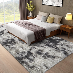 Luxury Custom 5-6mm High Pile Fluffy Shag <b>Rug</b> Silk Wool Blend Soft Extra Abstract Pattern Modern <b>for</b> Bedroom <b>Nursery</b> Home Decor - Product Image 2