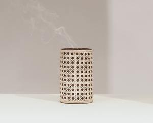 เตาเผากำยานไม้หวายธรรมชาติ ดีไซน์งานฝีมือ สำหรับตกแต่งบ้าน บำบัดด้วยกลิ่นหอม ผ่อนคลาย และใช้ในชีวิตประจำวัน - Product Image 5