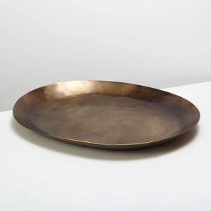 Premium Vintage Hot Sale Vantage Luxury Premium <b>Half</b> <b>Moon</b> Shape Serving Tray Durable Home Decoration & <b>Table</b> Decoration Usage - Product Image 5
