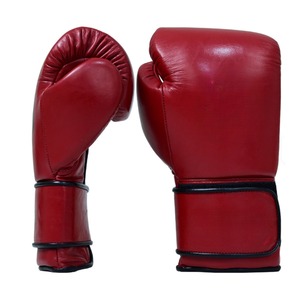 Gants de boxe MMA en cuir de qualité supérieure pour l'entraînement sparring kickboxing et entraînement Muay Thai 4 "sangle large - Product Image 5