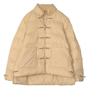 Veste matelassée à capuche pour femme, tricotée et respirante, manteau matelassé léger et chaud, vêtements d'extérieur à la mode par temps froid - Product Image 5