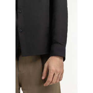 Chemises décontractées pour hommes 100% coton, anti-plis, à rayures, en popeline, coupe classique, chemises habillées ODM pour le bureau ou le travail - Product Image 3