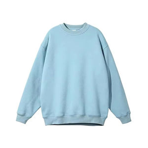 Nouveauté 2025 – Ensemble 2 pièces élégant pour homme : Sweat-shirts en molleton unis à col ras du cou et manches côtelées, personnalisables avec logo, tailles XS à 6XL – Collection Hiver - Product Image 1