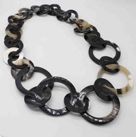 Superbe collier en corne de buffle naturel collier pendentif en corne artisanale ensembles de bijoux de mode pour accessoires pour femmes