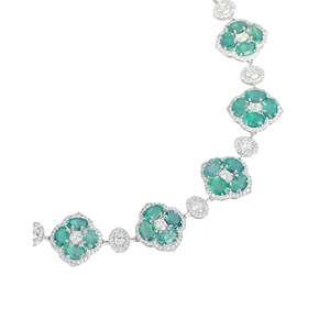 Collar de Diamantes Esmeralda Calliope - Product Image 4