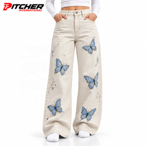 Fabricant de jeans pour femmes en gros, denim vintage pour les importateurs de vêtements, denim sur mesure, étiquette privée, approvisionnement - Product Image 1