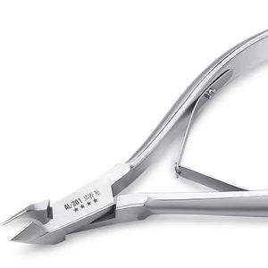 Juego de Manicura y Pedicura Nghia OMI Deluxe AL-201, Cortaúñas de Acero Inoxidable, Material de Gel de Belleza para Uso en Salón de Lujo, Color Gris - Product Image 1