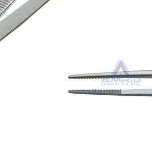 Pinzas Quirúrgicas Dentales Dentadas y Sin Dientes de 10 cm con Recubrimiento Negro - Product Image 2