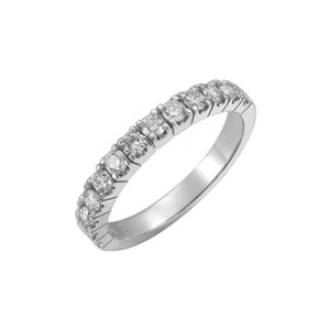 Anillo de Boda de Diamante Cultivado en Laboratorio, Certificado Six Points, Elegante y de Primera Calidad, en Oro Sólido de 14K, Corte F-VS2, Venta al Por Mayor - Product Image 1