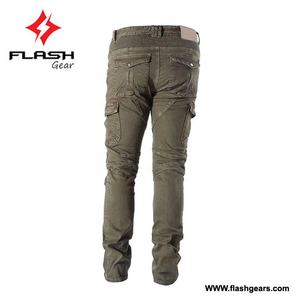 Jean de protection Style motard pour hommes, nouveau, vêtement professionnel, pour course de moto, pantalon d'équitation, en denim, noir - Product Image 3