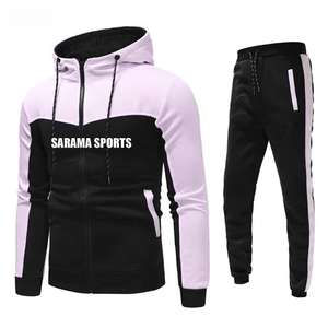 Conjunto de Chándal con Logotipo Bordado Personalizado, Diseño Clásico de Fábrica, Chándales Estándar Suaves y Cómodos - Product Image 1