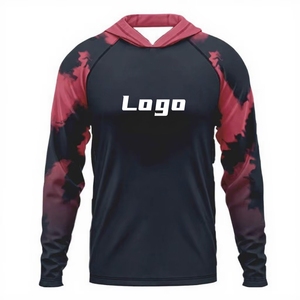 ชุดตกปลาฤดูร้อนปี 2026 แขนยาว มีฮู้ด ระบายอากาศได้ดี ผลิตจากโพลีเอสเตอร์ รับผลิตแบบ OEM/ODM พร้อมคุณสมบัติป้องกันรังสียูวี UPF 50  เสื้อตกปลา ขายส่ง - Product Image 1