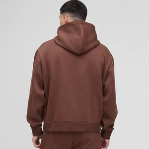 Sudadera con capucha de moda Pantalones de chándal Jogger conjunto Cargo pantalón transpirable chándal de gran tamaño Boxy Homme PU apliques chándal con capucha - Product Image 5