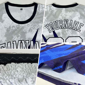 Uniforme de basketball réversible en gros, haute qualité, style classique rétro, vêtements de sport imprimés 100 % polyester, personnalisable, grandes tailles - Product Image 5