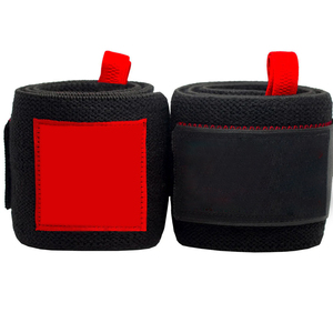 สายรัดข้อมือยกน้ำหนักสำหรับเล่นกีฬาปรับได้ระบายอากาศได้ดีวัสดุโพลีเอสเตอร์และผ้าฝ้าย - Product Image 1