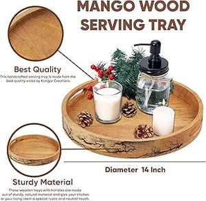 ชุดถาดชาวอลนัทสีดำแบบทันสมัยถาดเสิร์ฟไม้ทรงสี่เหลี่ยมผืนผ้าสำหรับใช้ในบ้านสำหรับงานแต่งงานขนมปังขนมอบ - Product Image 2