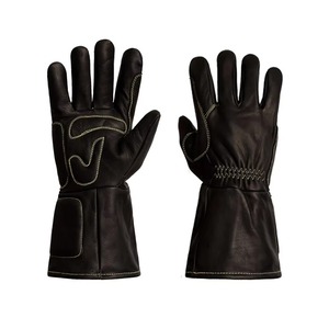 Gants de soudage TIG-Gants de soudage en cuir de chèvre noir de qualité supérieure Nouveaux gants de soudage de dernière conception - Product Image 1