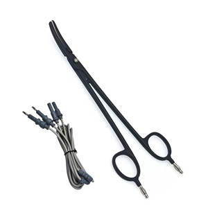 Wholesale Non <b>Stick</b> Bipolar Artery Sealer Forceps Reusable 4 mm Pin <b>Silicone</b> Cord High Quality - Product Image 2