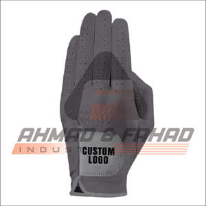 Guantes de golf Cabretta sintéticos de primera calidad para todo tipo de clima, logotipo personalizable azul, cuero genuino transpirable para uso deportivo - Product Image 6