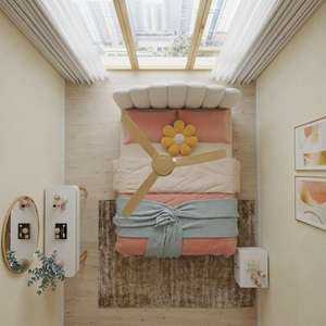 Cama con Almacenamiento Elevable, Moderna y Minimalista, Directo de Fábrica, Estructura de Madera Sólida, Tapizada en Cuero PU, Tamaño Completo, para Habitación de Adolescentes - Product Image 4