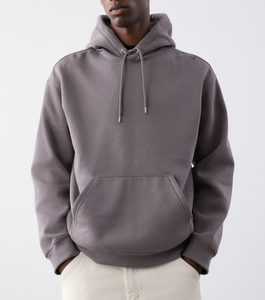 Low MOQ Blank Fleece Pullover Hoodies Sudaderas gruesas Algodón y poliéster Mix Men's Hoodie de Bangladesh - Product Image 4