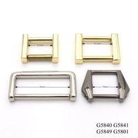 Accessoires pour artisanat du cuir : Fermoir fer à cheval rond de qualité avec vis, détachable, anneau en D métallique de 16 mm