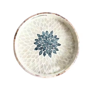 ถาดเสิร์ฟสีเลิฟลายเพิร์ลสุดหรูออกแบบได้ตามต้องการเป็นมิตรกับสิ่งแวดล้อมสำหรับรับประทานอาหารในบ้านสุดหรูให้ความบันเทิง - Product Image 1