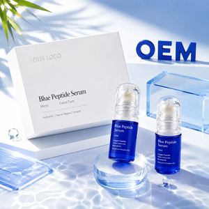 บลูคอปเปอร์เปปไทด์ เอสเซนส์บำรุงผิวหน้า ขายส่ง OEM รับผลิตโลโก้แบรนด์ส่วนตัว เซรั่มบำรุงผิวประจำวัน - Product Image 1