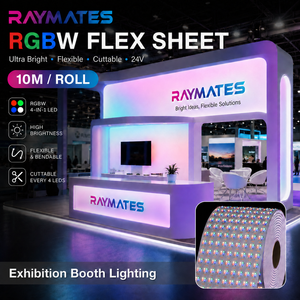 Feuille LED Flexible d'Usine à Longue Durée de Vie, Éclairage Souple 24V 1296 LED RGBW, 1000*240mm, Découpable, Certifiée UL/ETL/UKCA/CE/ROHS - Product Image 5