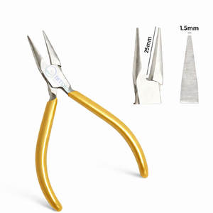 Alicates de Punta de Cadena con Mordaza Suave, Herramienta Manual para Hacer Joyas, para Abalorios, Modelado de Alambre, Uso Artesanal de Precisión - Product Image 1