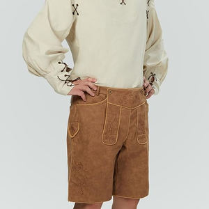 Fabricant de Lederhosen de qualité supérieure tenue traditionnelle allemande authentique 2025 Oktoberfest style bavarois fournisseur OEM - Product Image 4