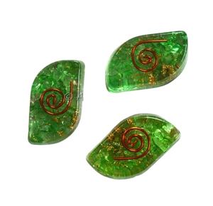 Compra de cabujones de Jade verde con diseño de ojo de orgonita - Product Image 1