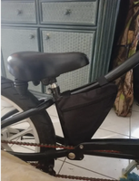 Sac de rangement pour cadre de vélo de montagne MTB résistant à l'eau Sac triangulaire pour vélo de route Deux poches latérales Tube avant Sous le siège Pochette d'outils