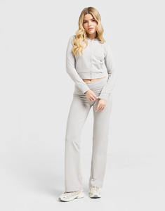 Vêtements de sport pour femmes les plus vendus coupe régulière sweat à capuche court à fermeture éclair intégrale sweat à capuche respirant anti-rides pour femmes sweat à capuche Streetwear de gymnastique - Product Image 5