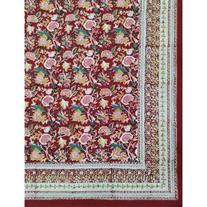 Percale Cotton Floral Printed Double Bedsheet with Pillow Covers 90 108 <b>Comfortable</b> Flat <b>Bed</b> Sheets 3-Piece Set for Home Use - Product Image 2