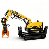 Marteau de démolition à essence, robot de démolition hydraulique sur chenilles pour démontage de structures dangereuses