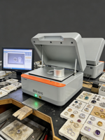 Espectrómetro XRF de Sobremesa Aurispec con Bomba de Vacío Externa No Destructiva EDX-V61G Amptek SDD Analizador de Gemas 0-50eV Zafiro