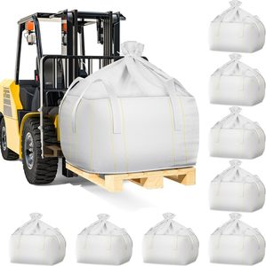 Bolsa de polipropileno tejido de fondo plano de alta resistencia con doble correa de sujeción para cemento industrial y construcción - Product Image 2