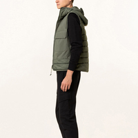 Gilets Matelassés Homme de Haute Qualité, Sans Manches à Capuche, Vêtements Tendance, Doudounes Homme Personnalisables, Hiver OEM